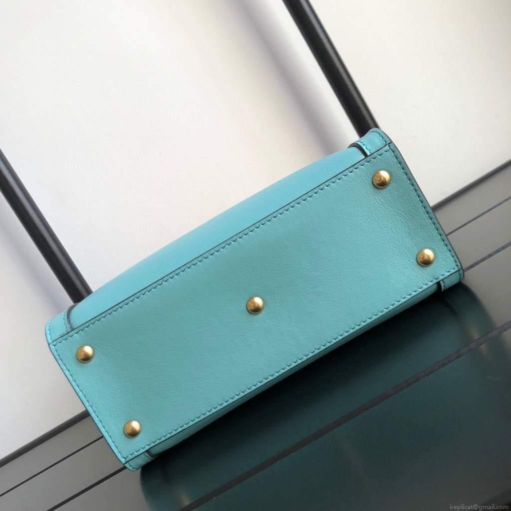 Gucci Diana Mini tote bag top handle bag Gucci 655661 Lake Blue