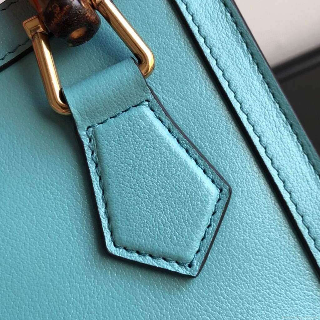 Gucci Diana Mini tote bag top handle bag Gucci 655661 Lake Blue