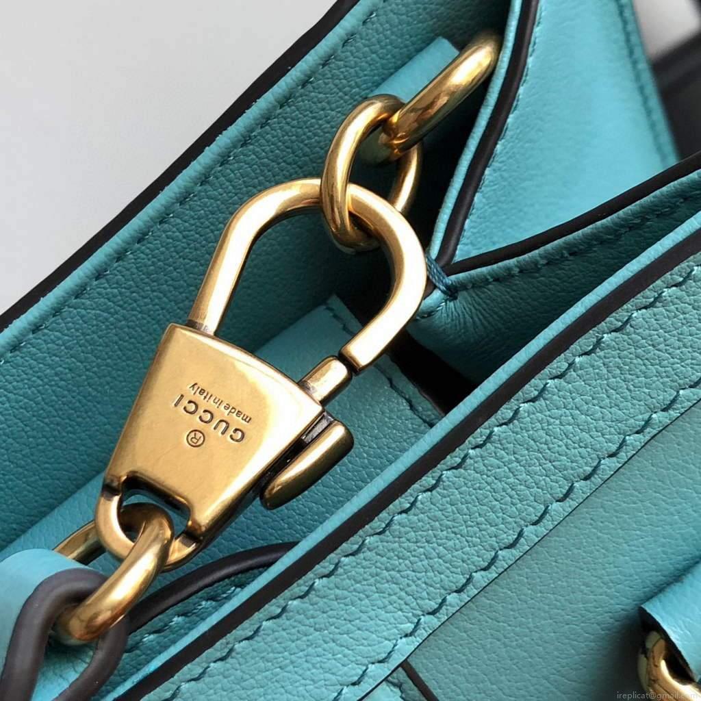 Gucci Diana Mini tote bag top handle bag Gucci 655661 Lake Blue