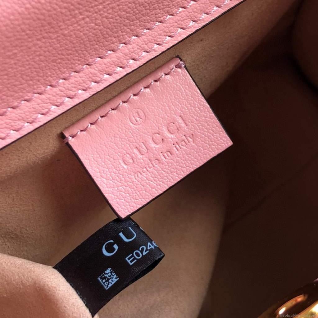 Gucci Diana Mini tote bag top handle bag Gucci 655661 Pink