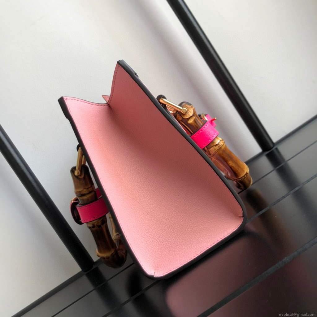 Gucci Diana Mini tote bag top handle bag Gucci 655661 Pink