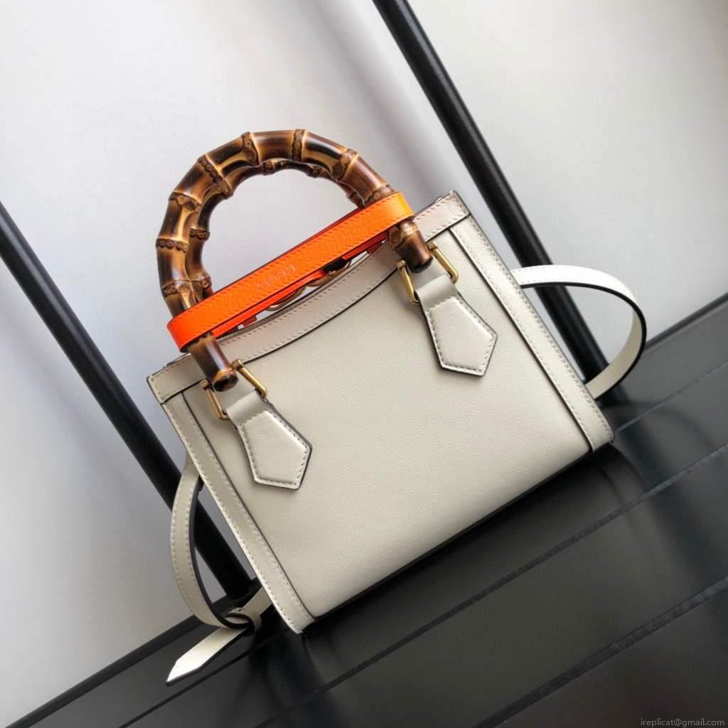 Gucci Diana Mini tote bag top handle bag Gucci ‎655661 White