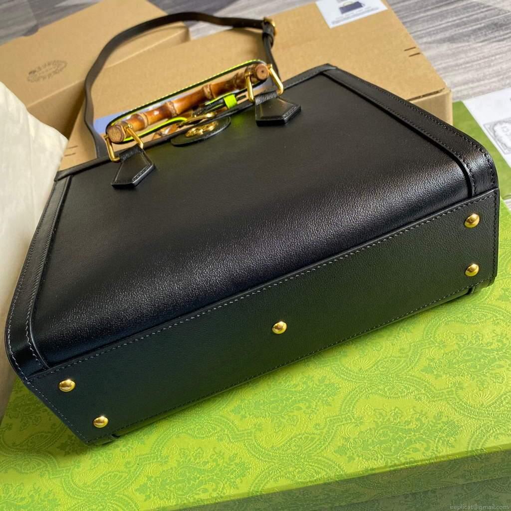 Gucci Diana small tote bag top handle bag 660195 Black