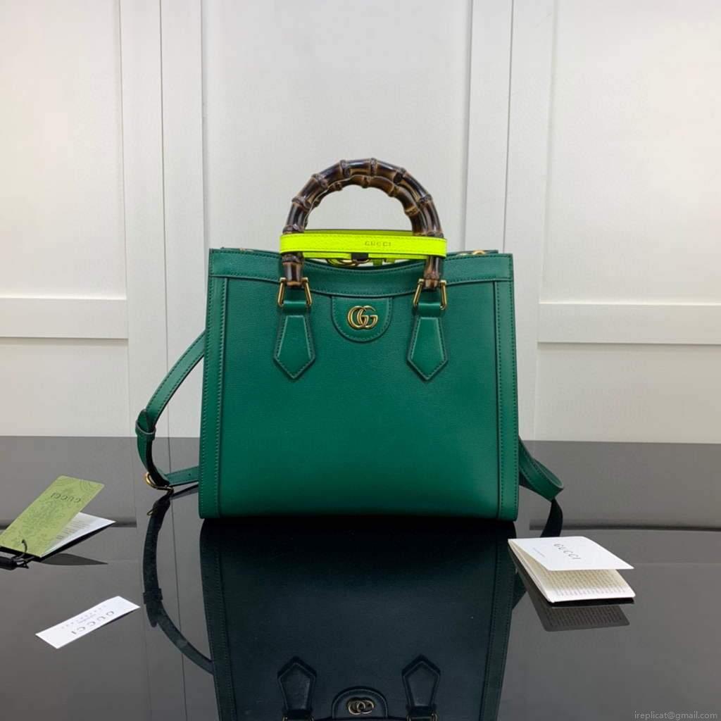 Gucci Diana small tote bag top handle bag 660195 Green