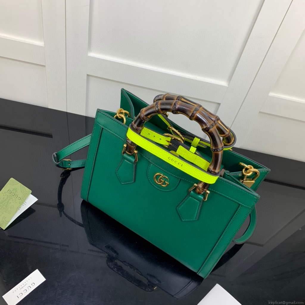 Gucci Diana small tote bag top handle bag 660195 Green