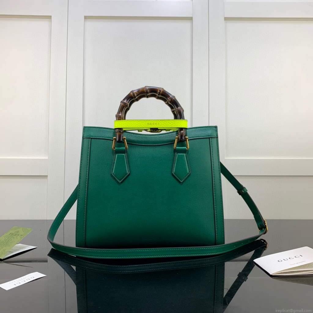 Gucci Diana small tote bag top handle bag 660195 Green