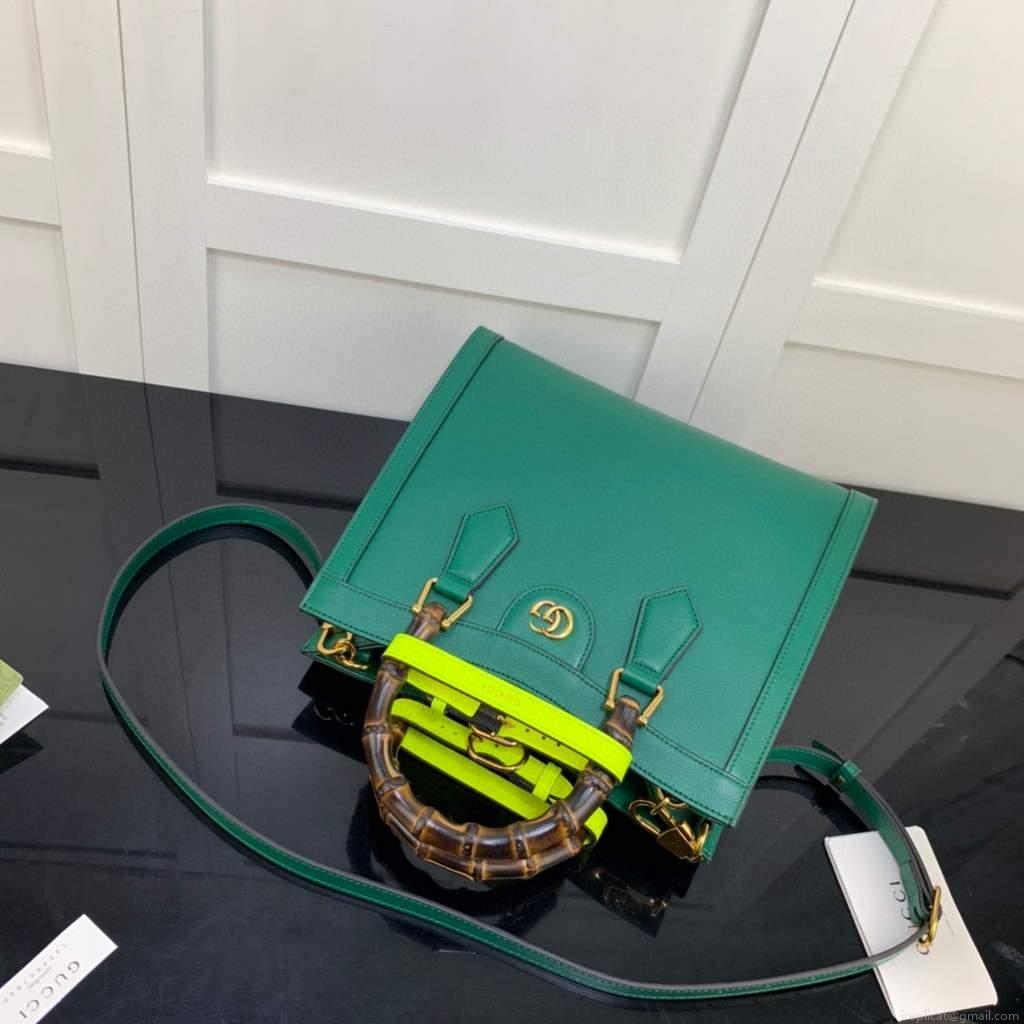 Gucci Diana small tote bag top handle bag 660195 Green