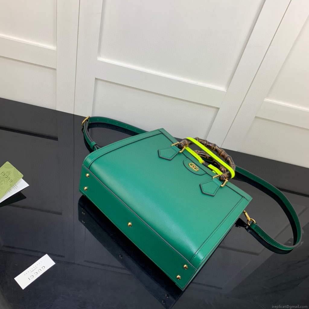 Gucci Diana small tote bag top handle bag 660195 Green