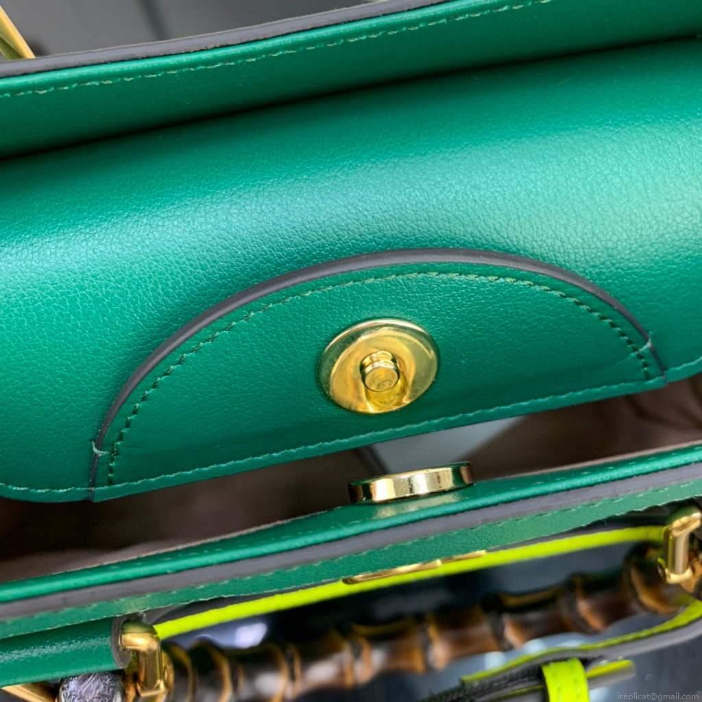 Gucci Diana small tote bag top handle bag 660195 Green