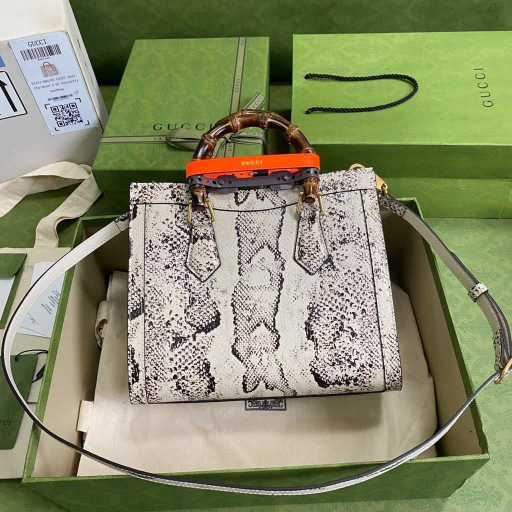 Gucci Diana small tote bag top handle bag 660195 Grey