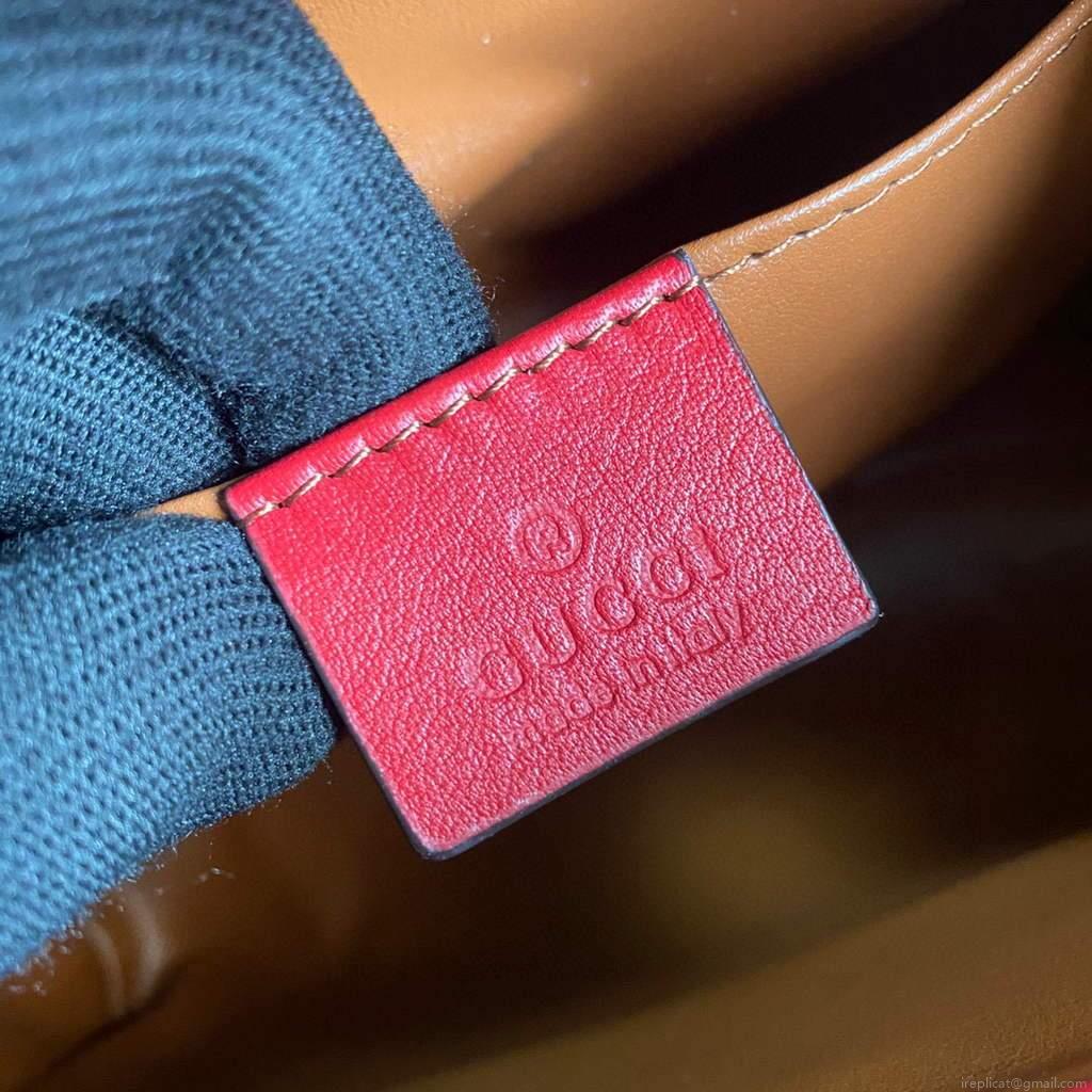 Gucci Diana small tote bag top handle bag 660195 Grey with Red