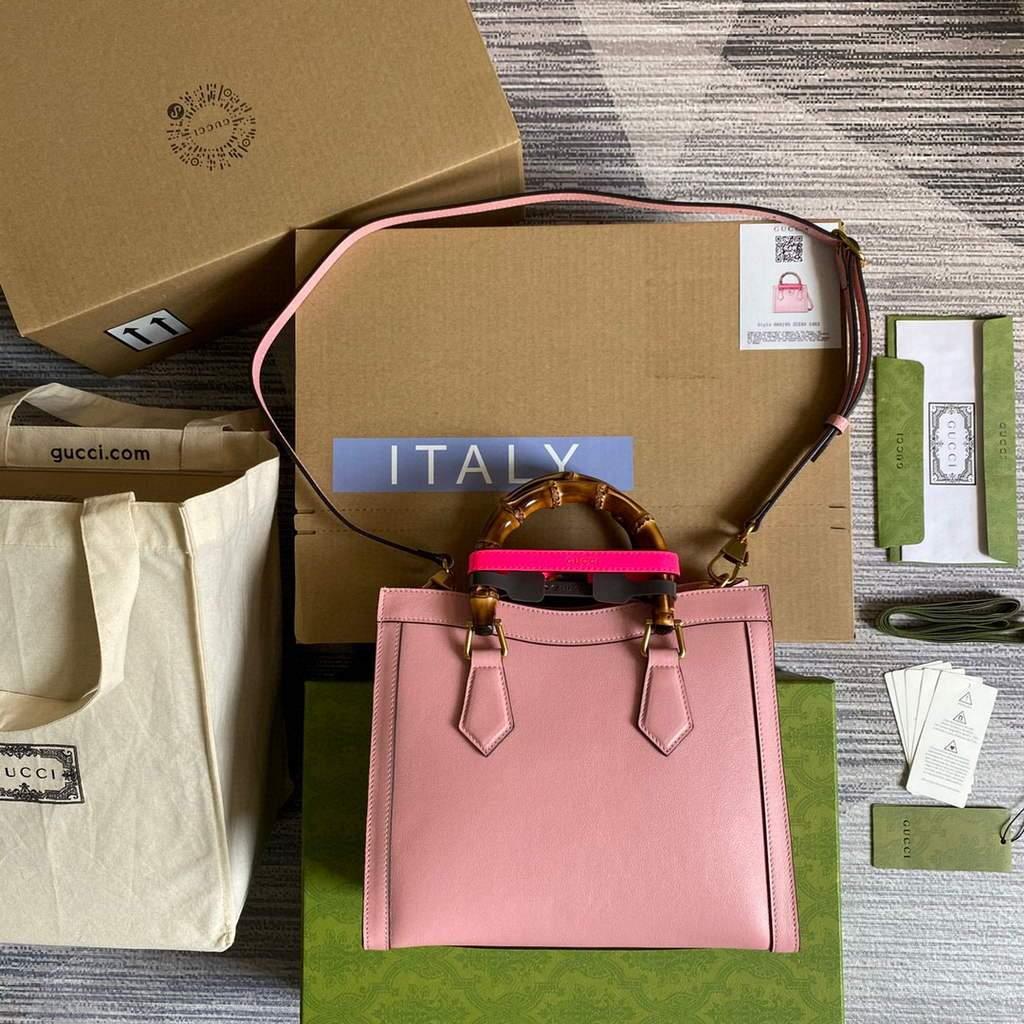 Gucci Diana small tote bag top handle bag 660195 Pink
