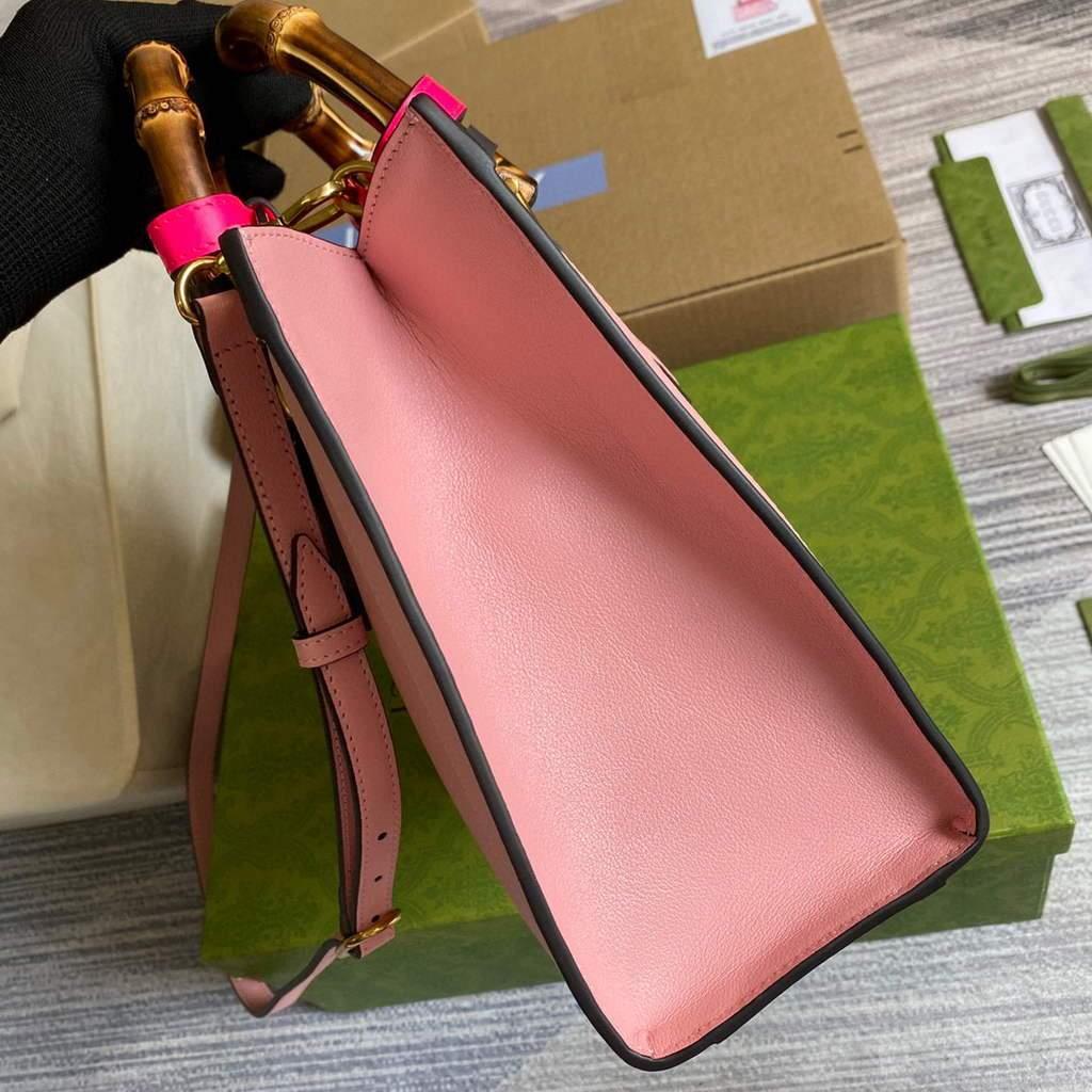 Gucci Diana small tote bag top handle bag 660195 Pink
