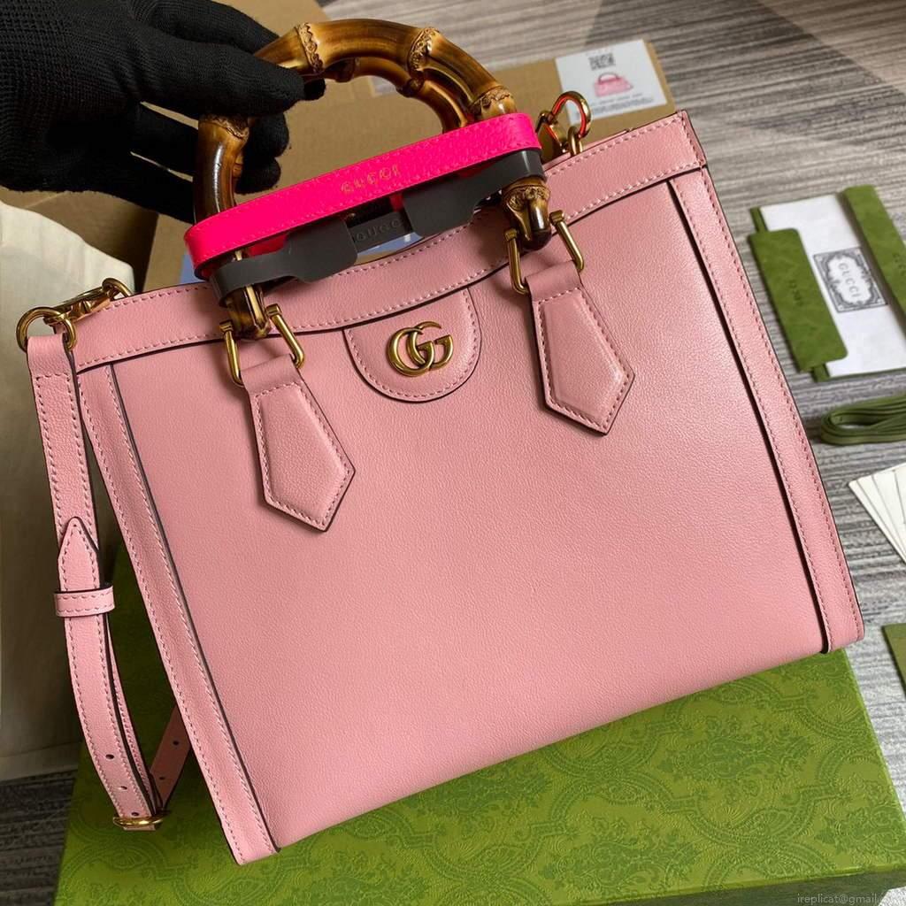 Gucci Diana small tote bag top handle bag 660195 Pink