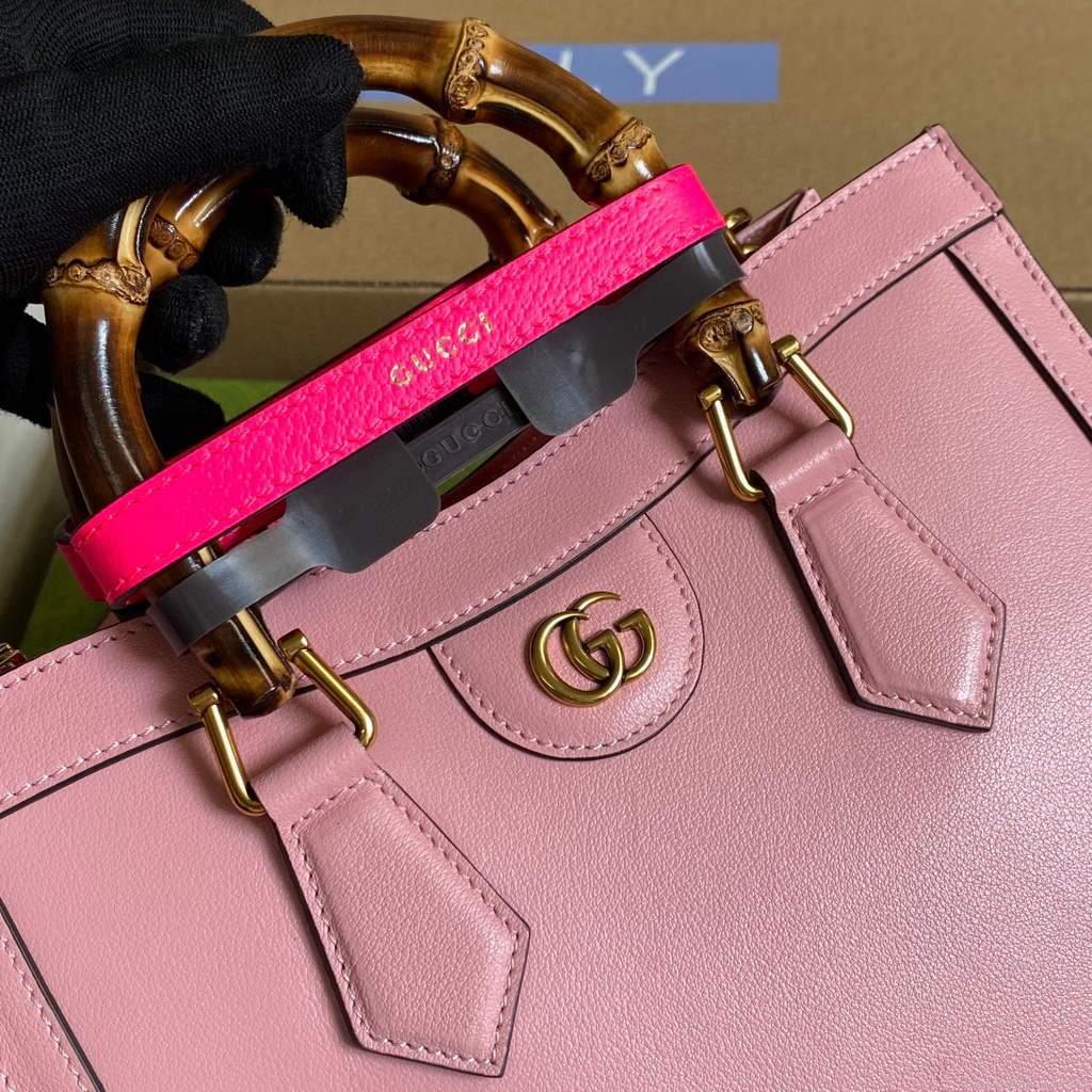 Gucci Diana small tote bag top handle bag 660195 Pink