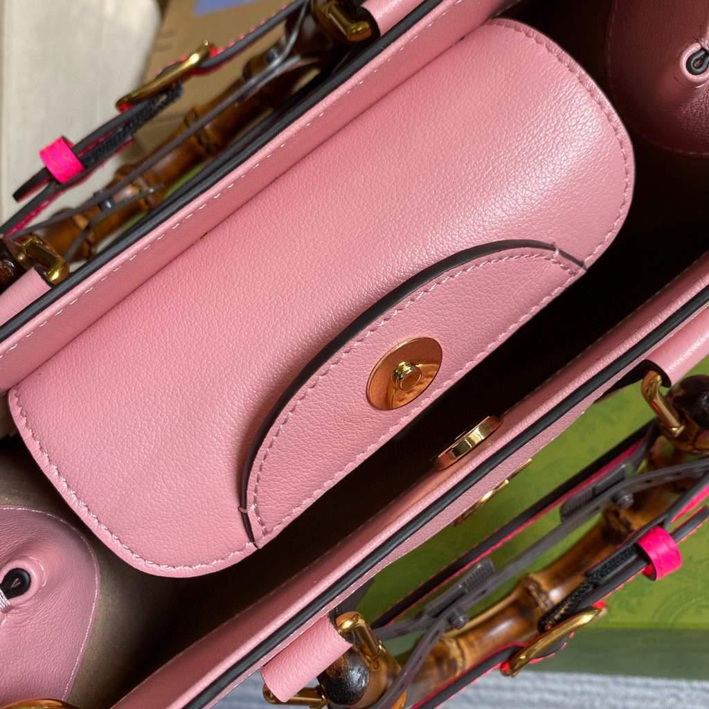 Gucci Diana small tote bag top handle bag 660195 Pink
