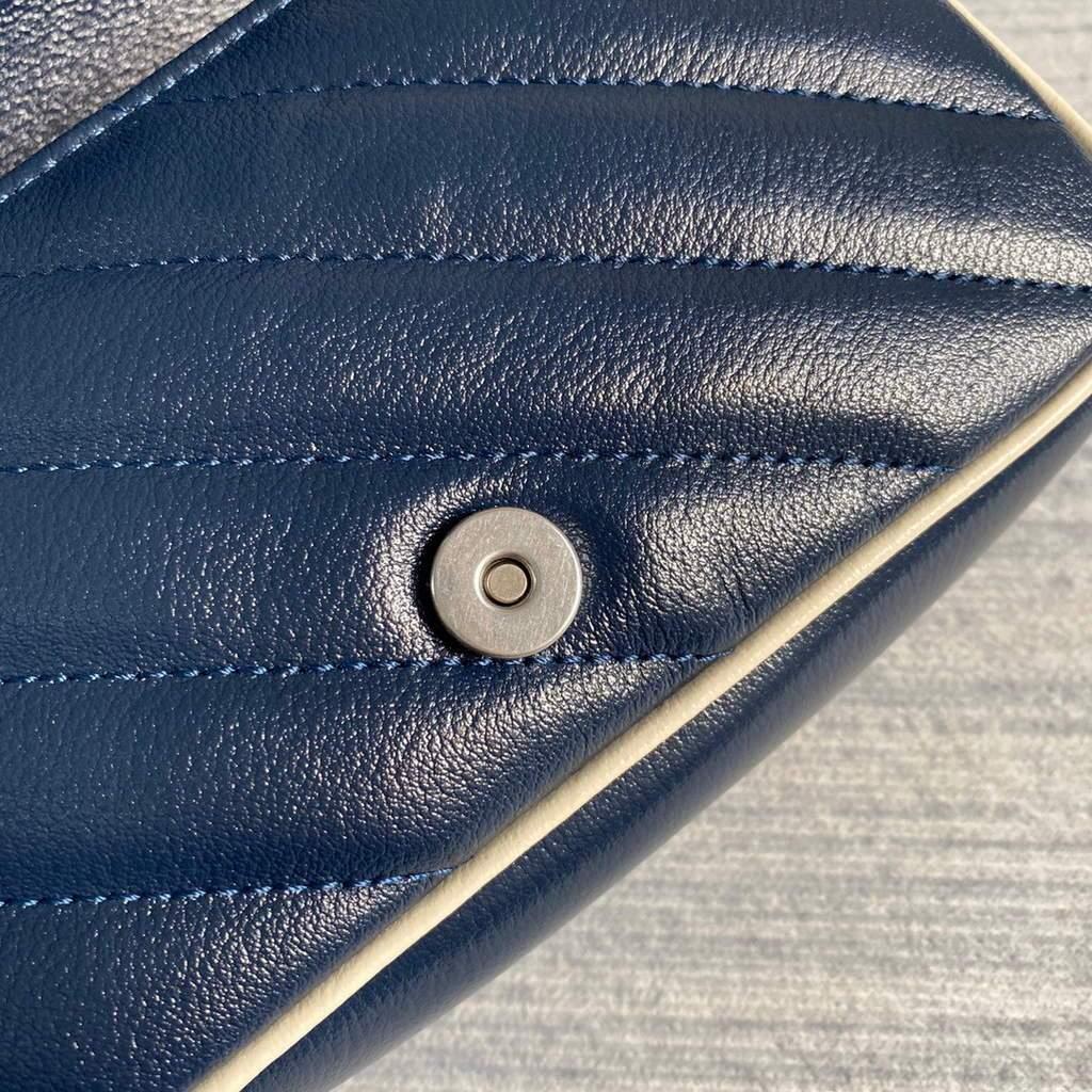 Gucci GG Marmont super mini bag 574969 Navy Blue