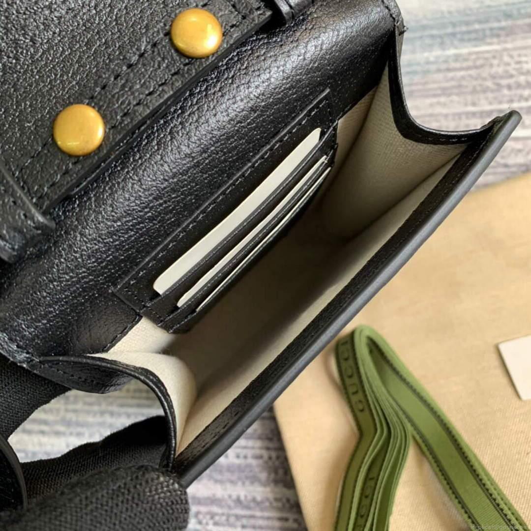 Gucci ‎658563 GG Marmont Mini Bag Black