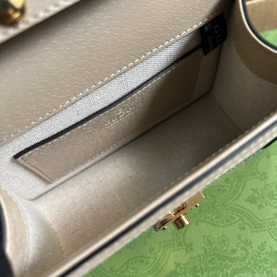 Gucci 696180 Ophidia GG Mini Shoulder Bag Beige