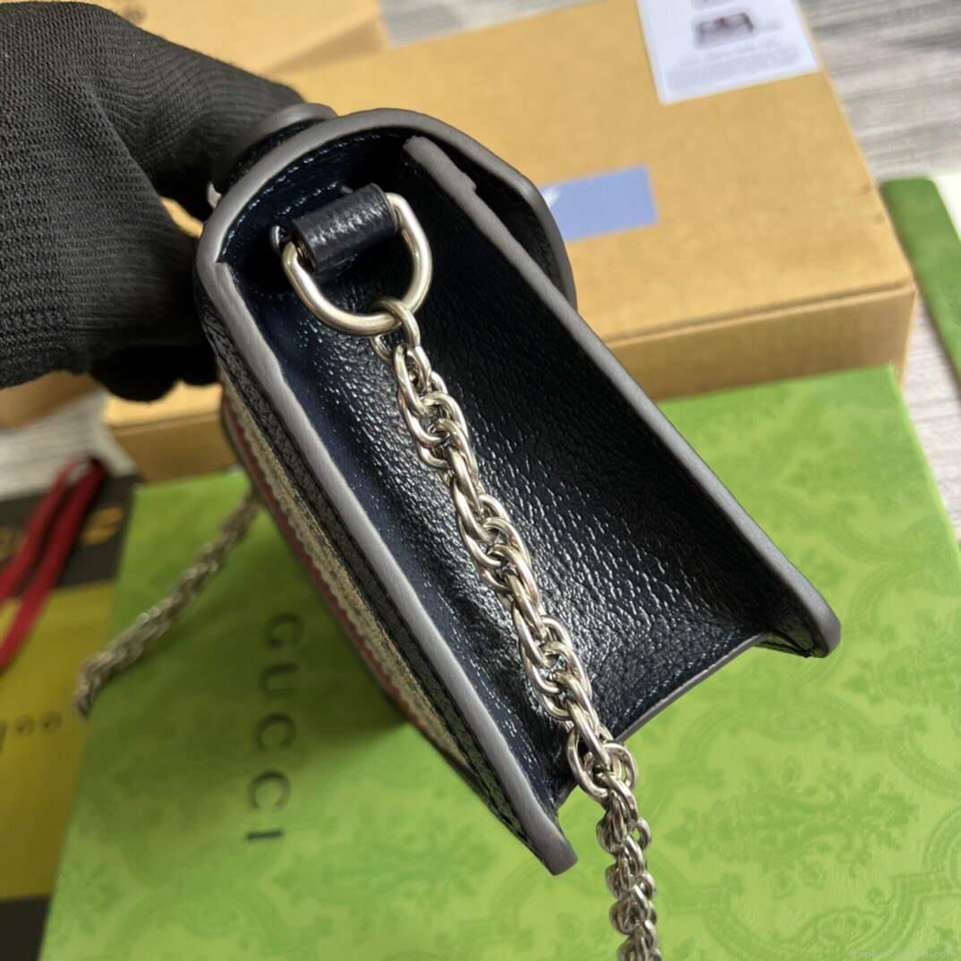 Gucci 696180 Ophidia GG Mini Shoulder Bag Black