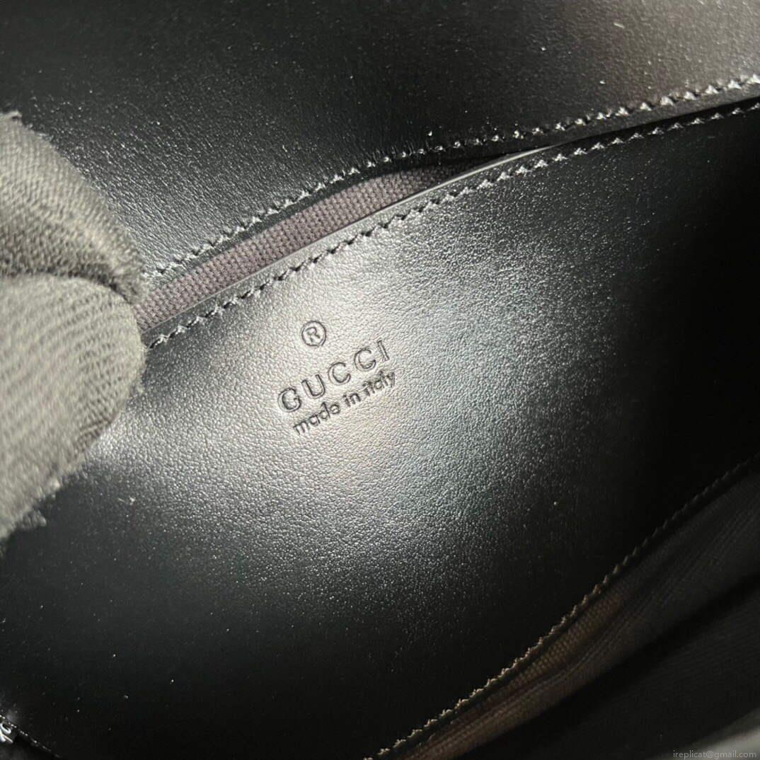 Gucci 446744 GG Marmont Matelassé Mini Bag Black