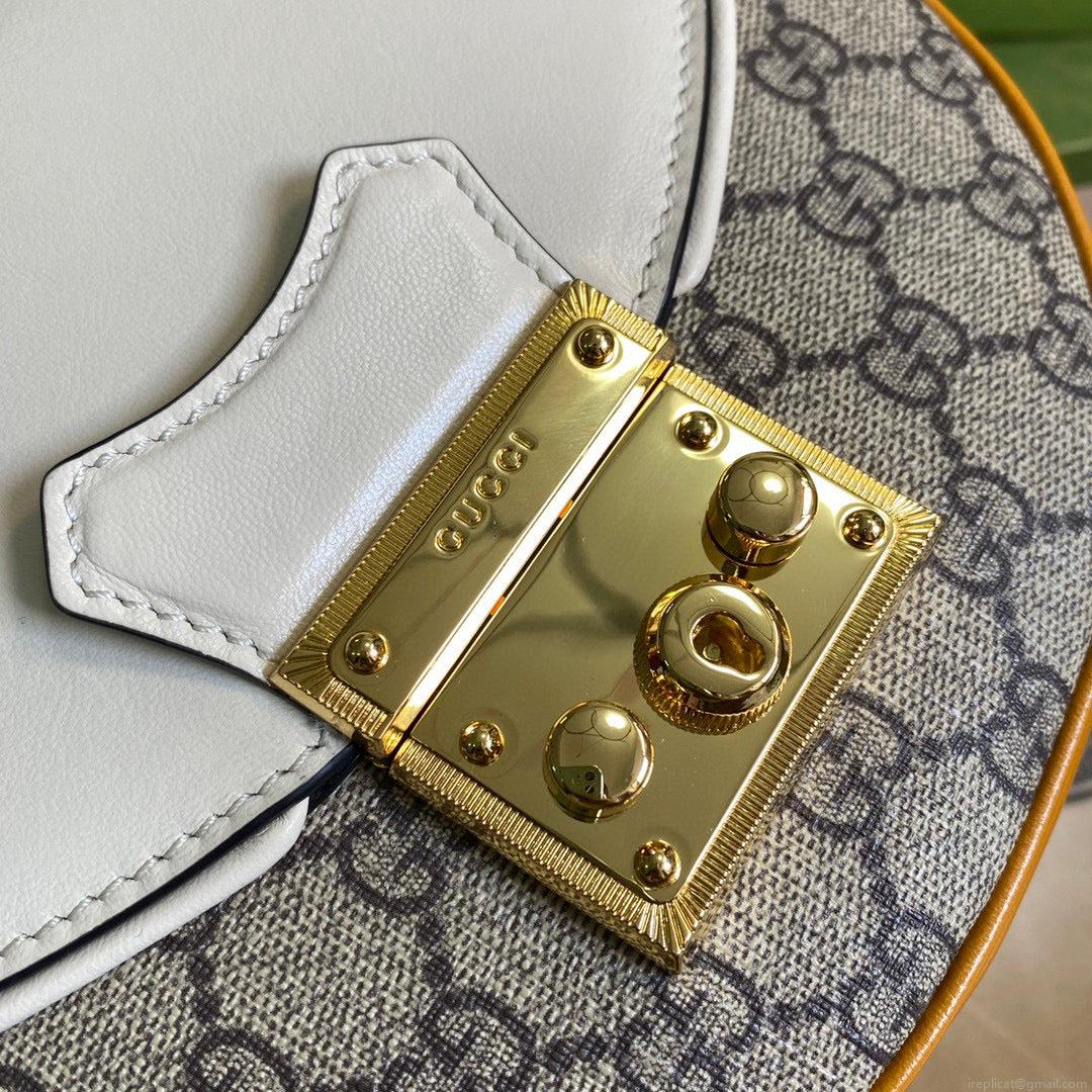 Gucci 644524 Padlock small shoulder bag Beige