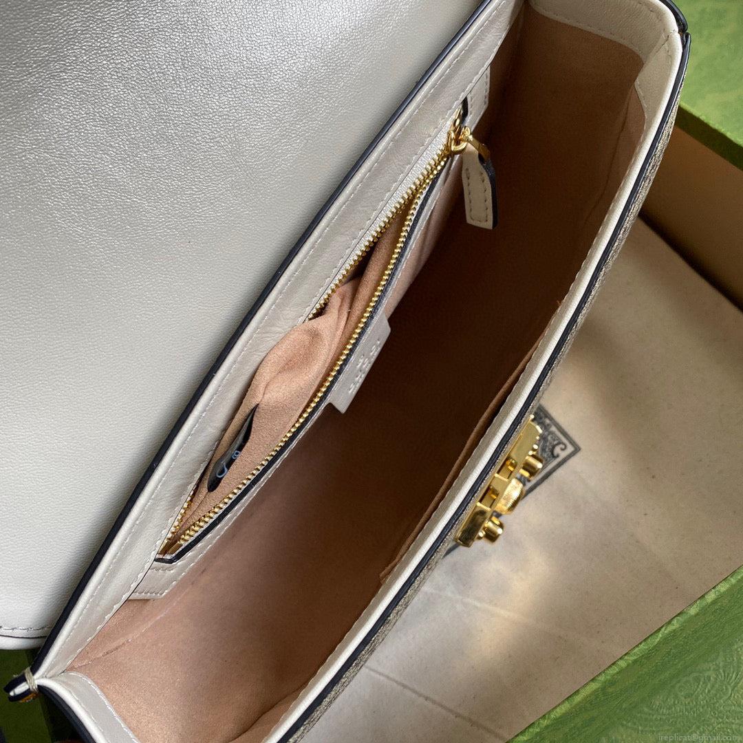 Gucci 644524 Padlock small shoulder bag Beige