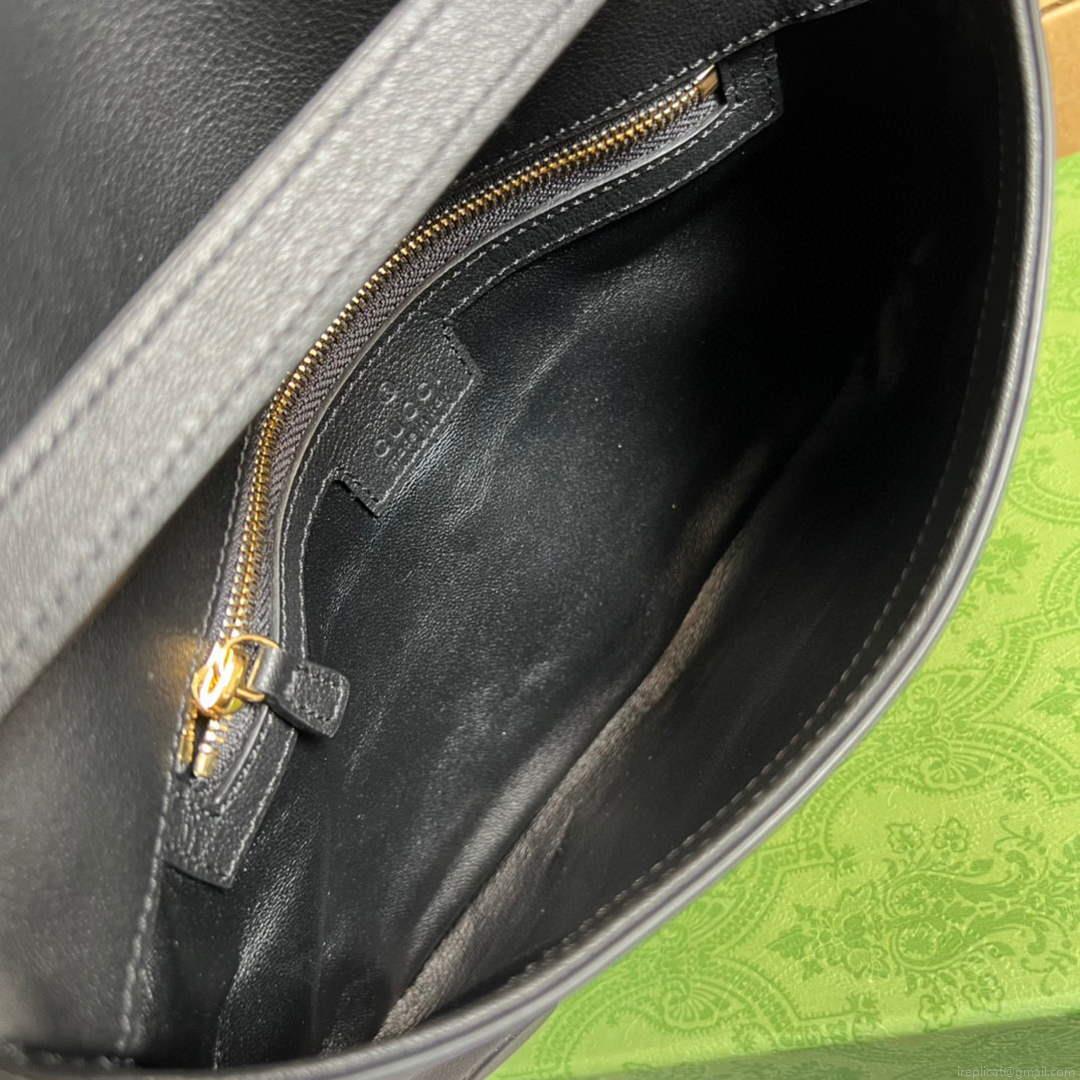 Gucci 699268 Blondie shoulder bag Black leather