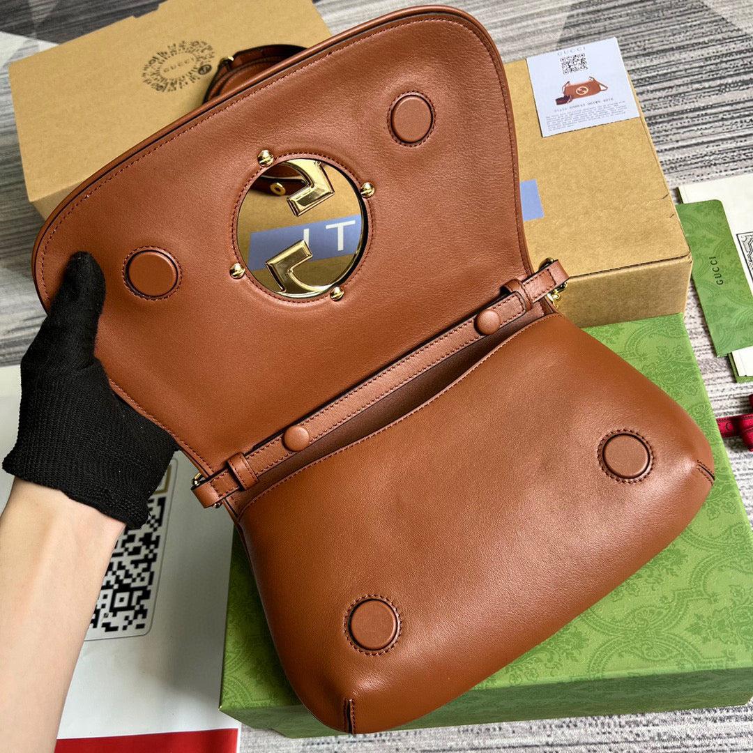 Gucci 699268 Blondie shoulder bag Light brown leather