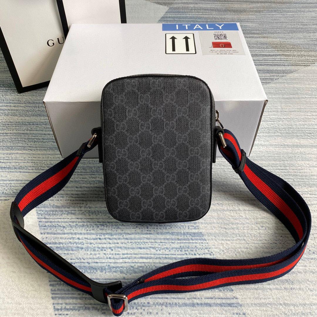 Gucci 682357 GG Black messenger 598103 Black GG Supreme canvas