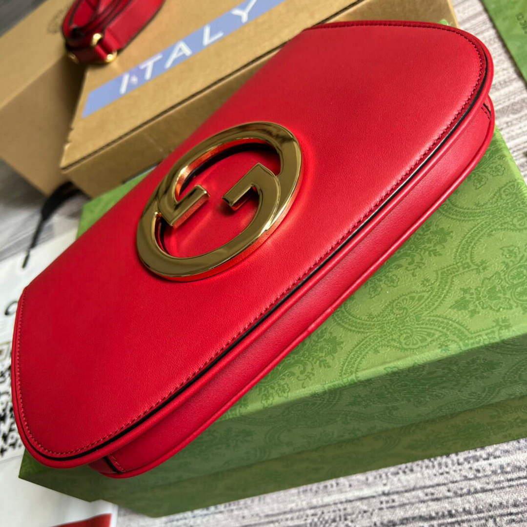 Gucci 699268 Gucci Blondie shoulder leather bag Red