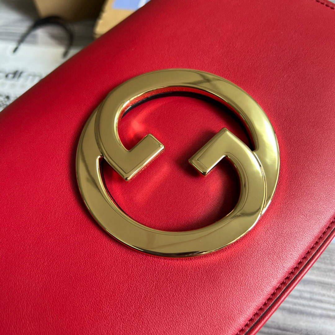 Gucci 699268 Gucci Blondie shoulder leather bag Red