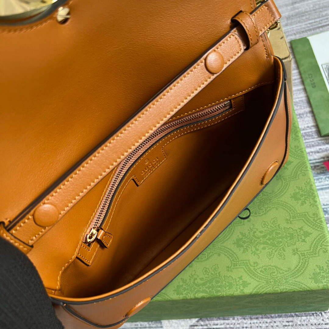 Gucci 699268 Gucci Blondie shoulder leather bag Light Brown
