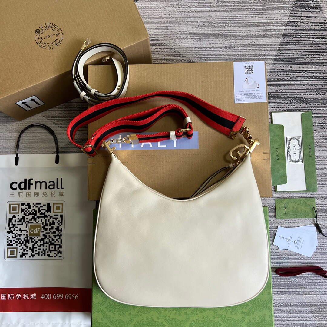 Gucci 702823 Gucci Attache large shoulder bag White
