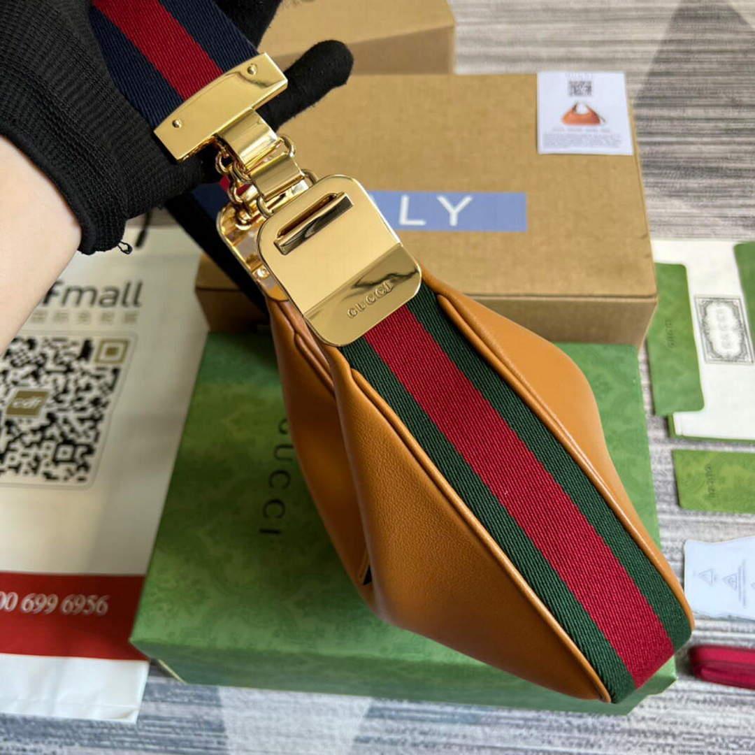 Gucci 699409 Gucci Attache small shoulder bag Dark orange