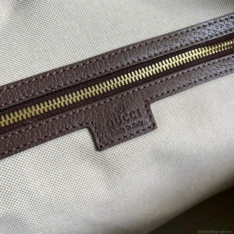 Gucci 696039 Jumbo GG Large Duffle Bag Brown
