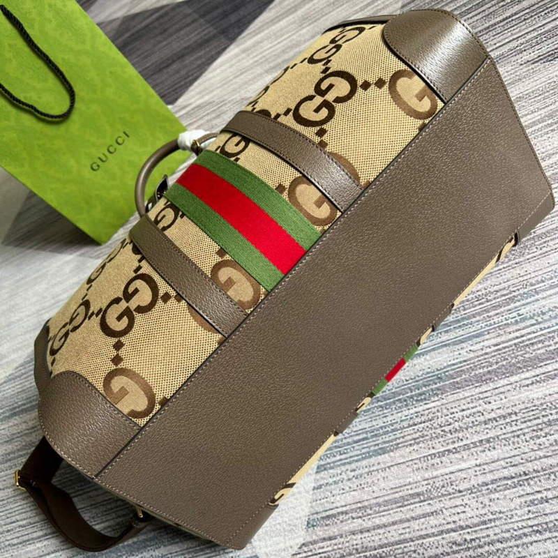 Gucci 681295 Jumbo GG medium duffle bag Brown