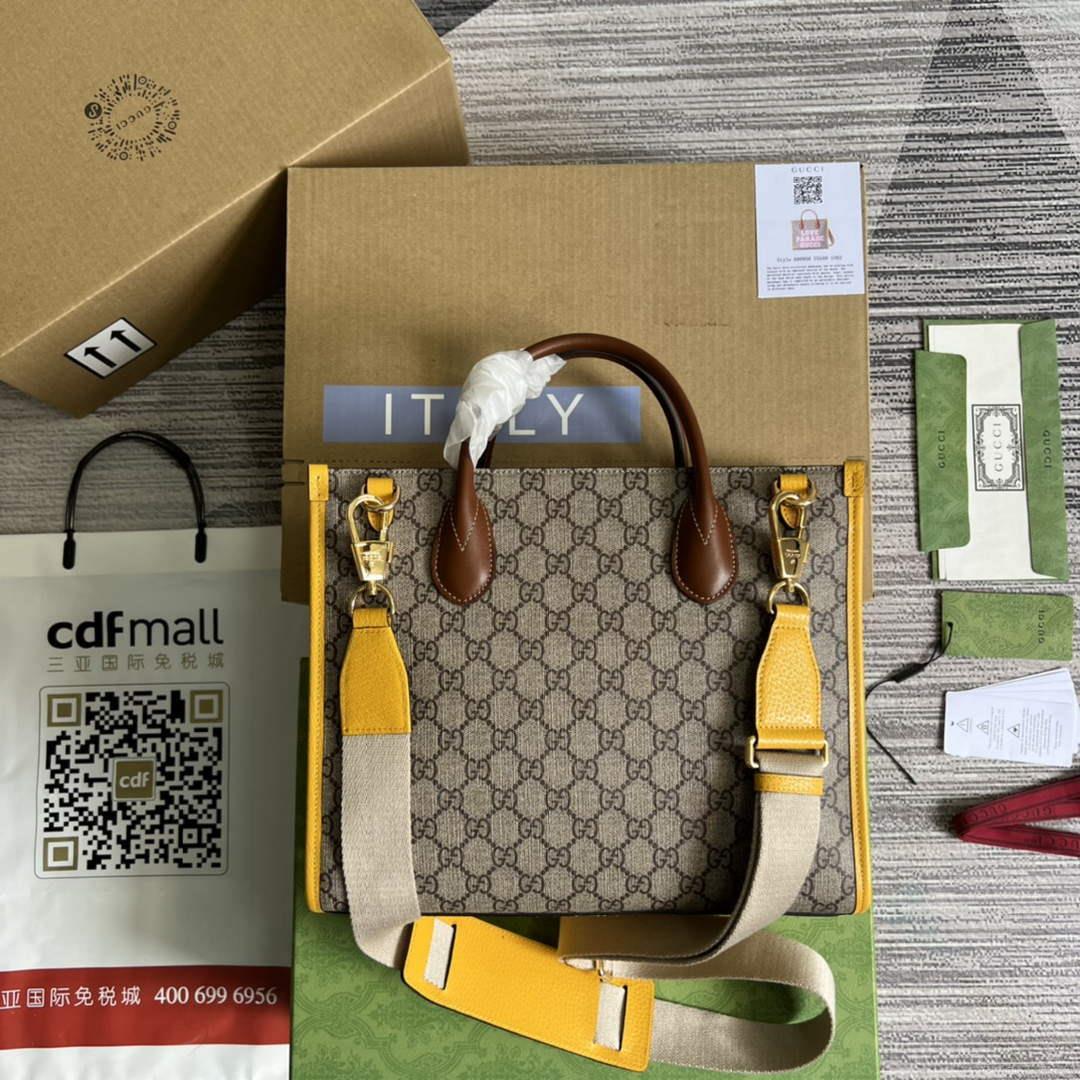 Gucci 680956 Exquisite Gucci Small Tote Bag Yellow