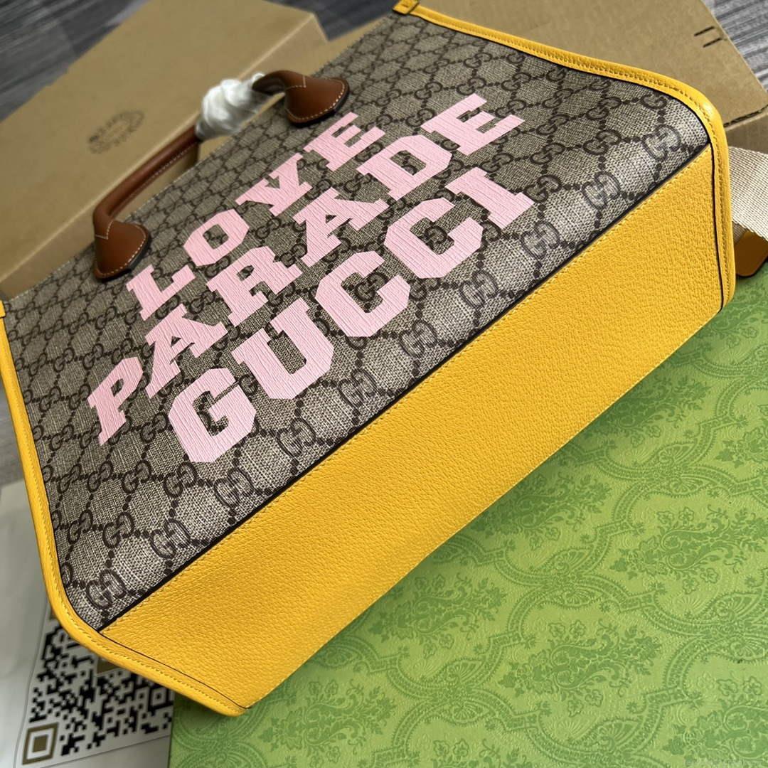 Gucci 680956 Exquisite Gucci Small Tote Bag Yellow