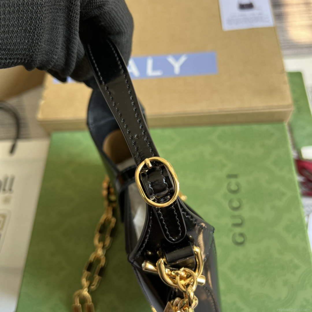 Gucci 699651 Jackie 1961 Mini Shoulder Bag Black