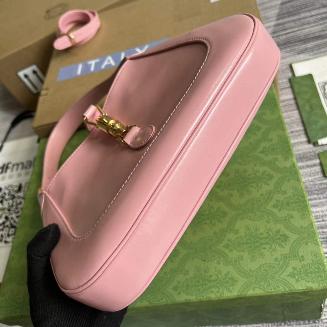 Gucci 636709 Jackie 1961 Small Shoulder Bag Pink