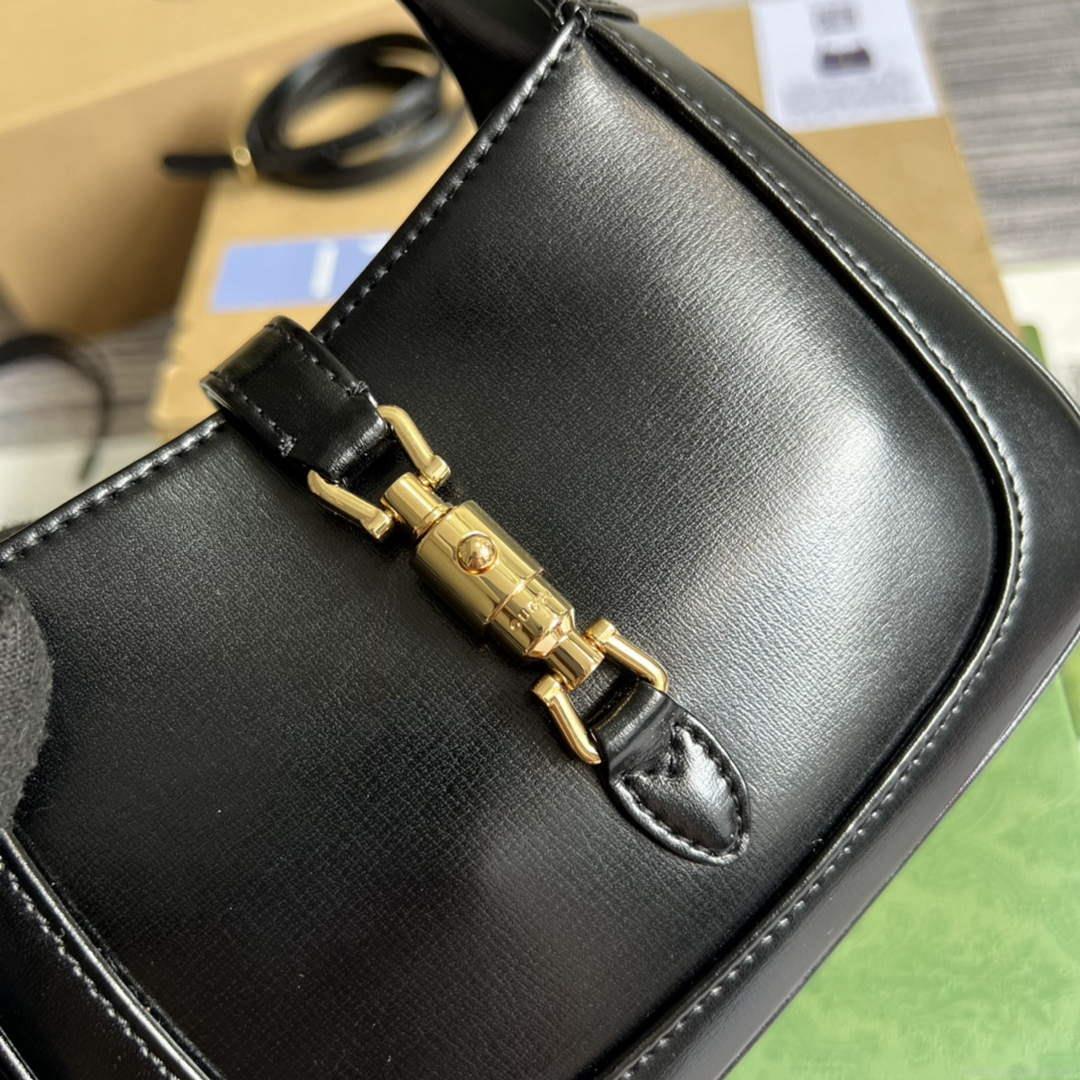 Gucci 637091 Jackie 1961 mini shoulder bag Black