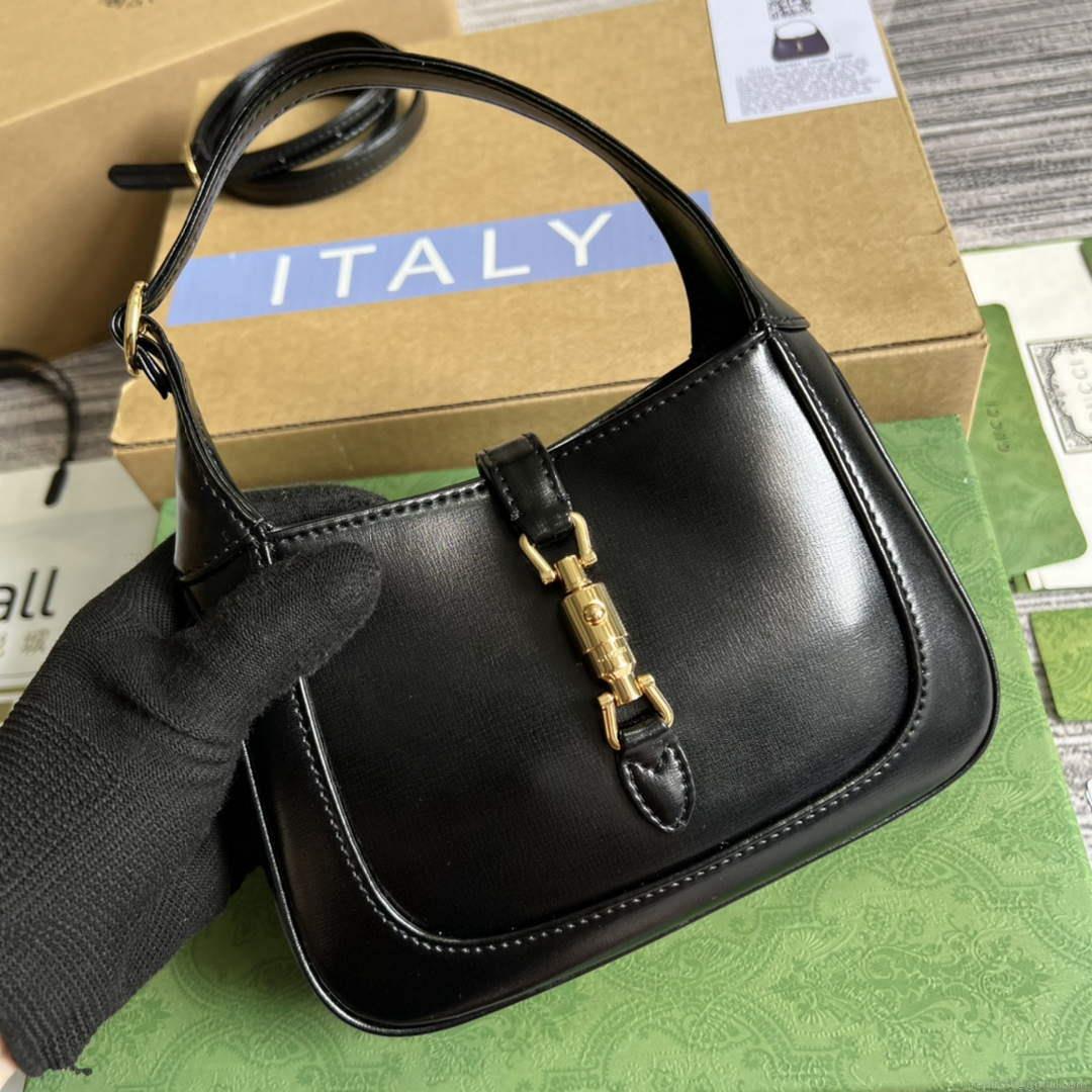 Gucci 637091 Jackie 1961 mini shoulder bag Black