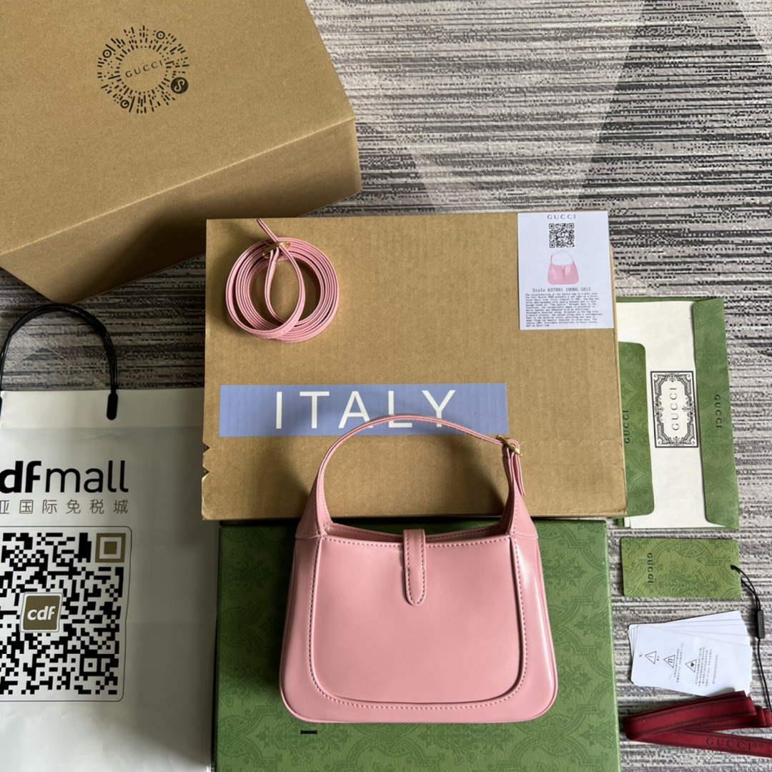 Gucci 637091 Jackie 1961 mini shoulder bag Pink