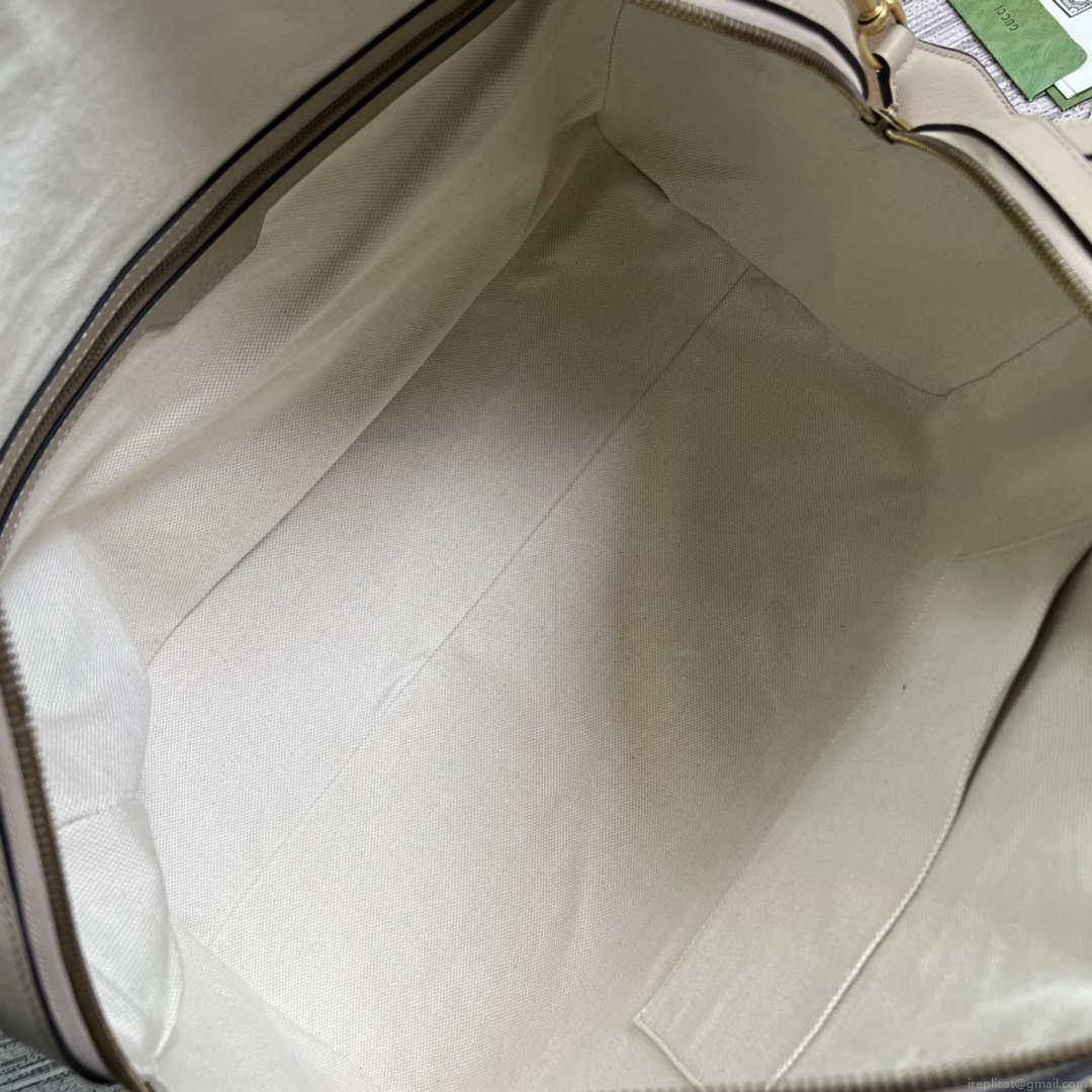 Gucci 681295 Jumbo GG medium duffle bag Beige