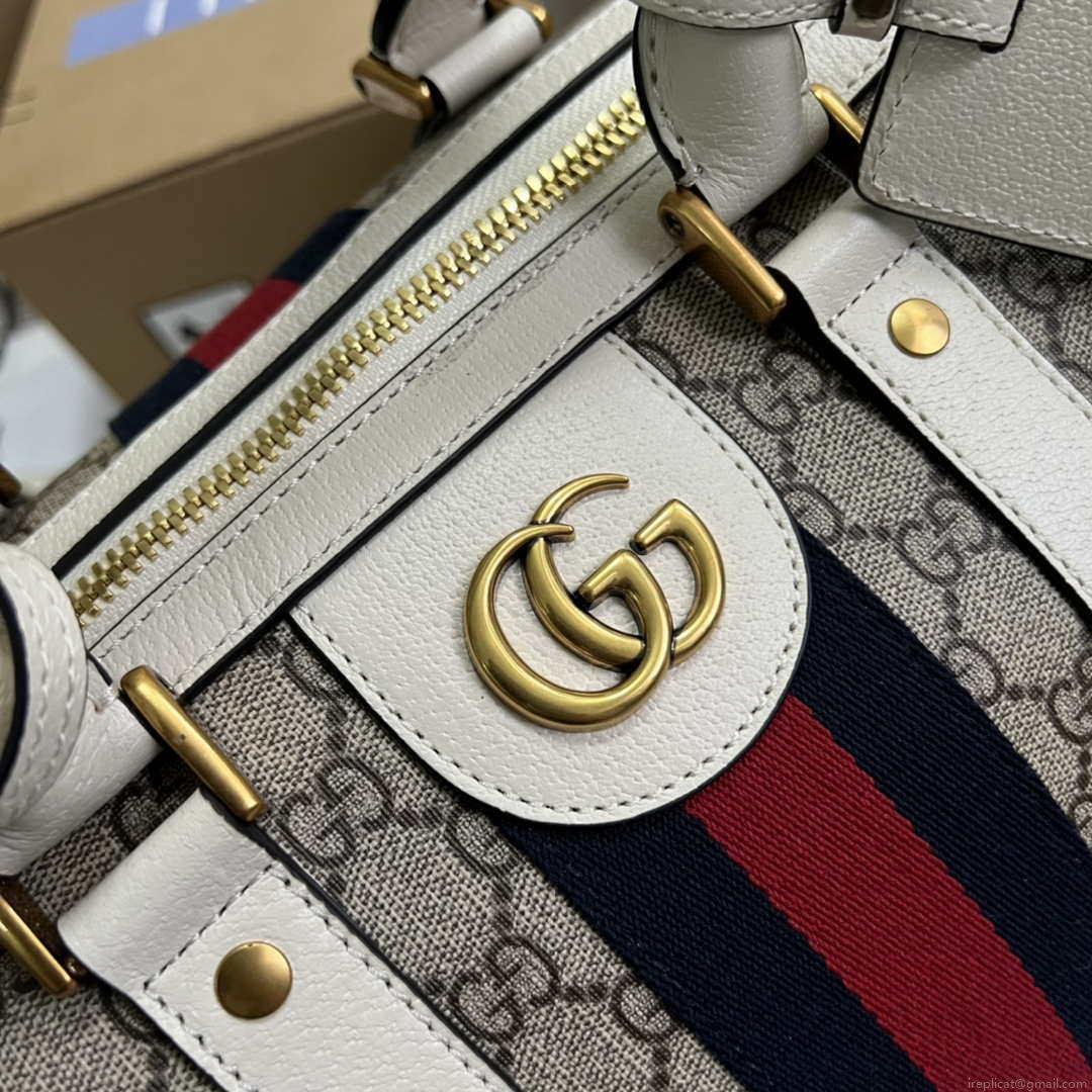 Gucci 681295 Jumbo GG medium duffle bag Gray