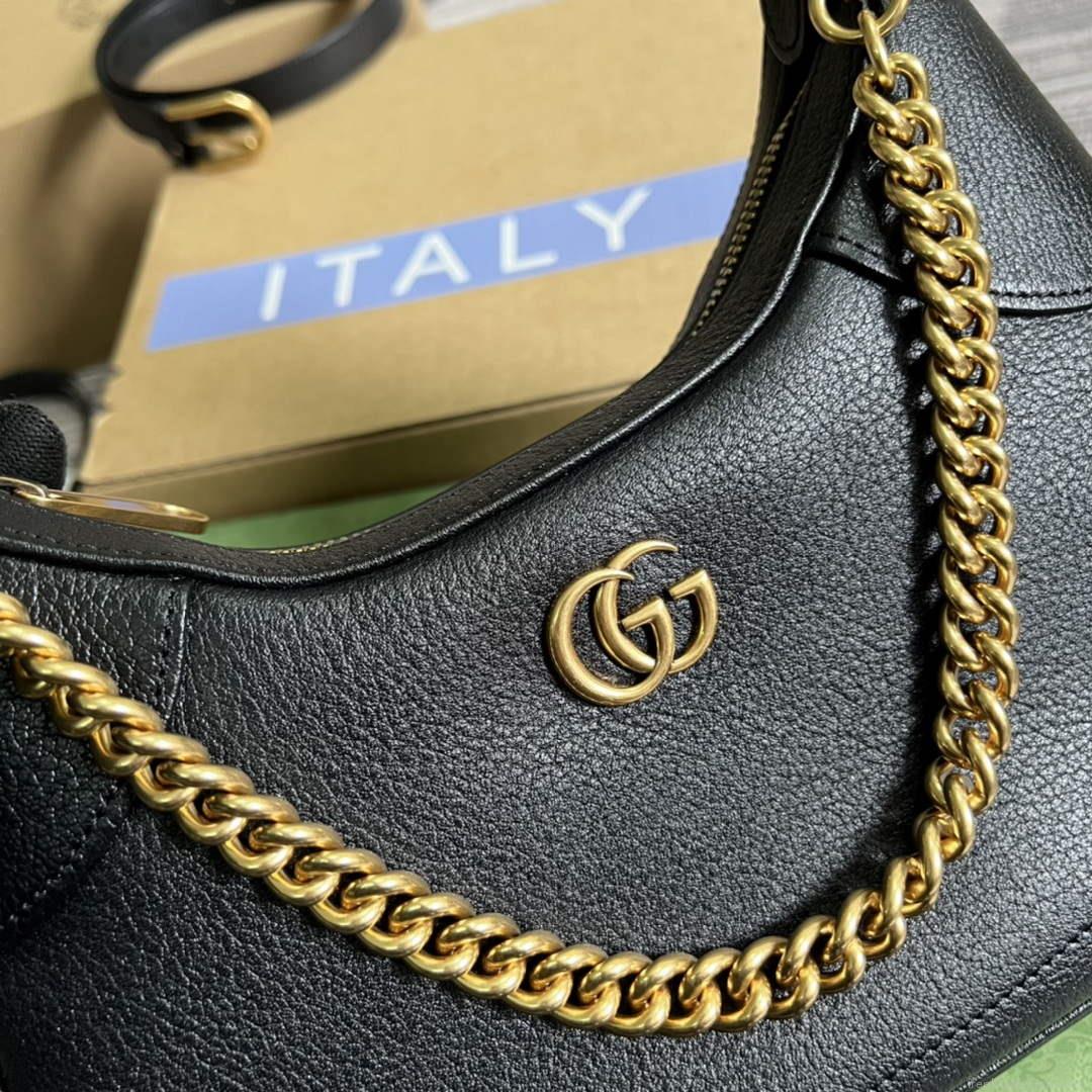 Gucci 731817 Aphrodite Small Shoulder Bag Black