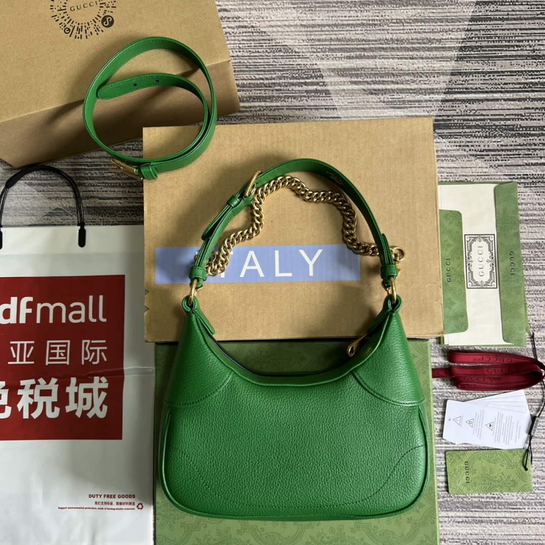 Gucci 731817 Aphrodite Small Shoulder Bag Green