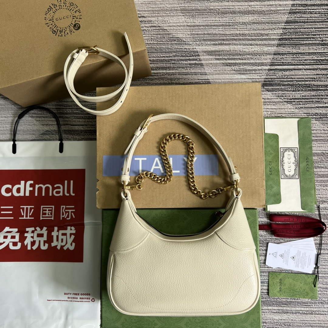 Gucci 731817 Aphrodite Small Shoulder Bag White