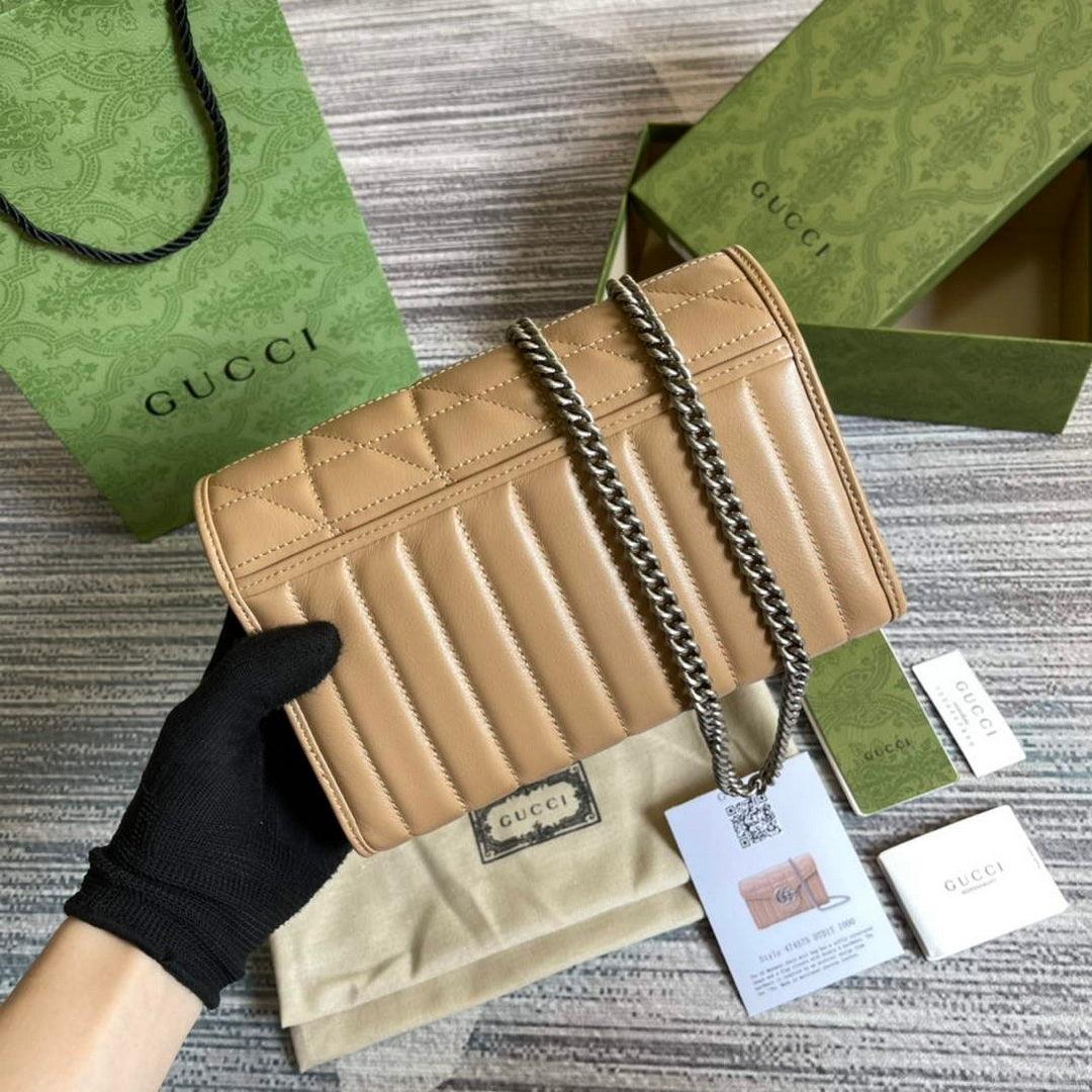 Gucci 474575 GG Marmont mini bag Light pink